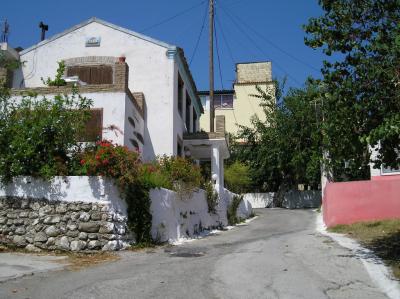 Moraitika (old quarter on the hill)