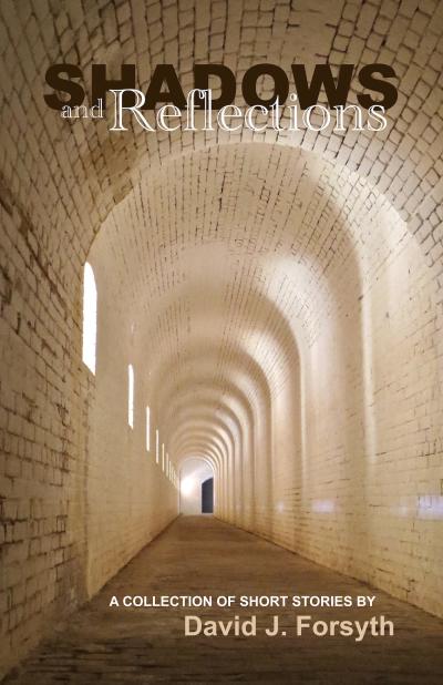 Receding brick corridor of a vintage military fort, poorly lit by diminutive, unglazed openings high up on one wall.